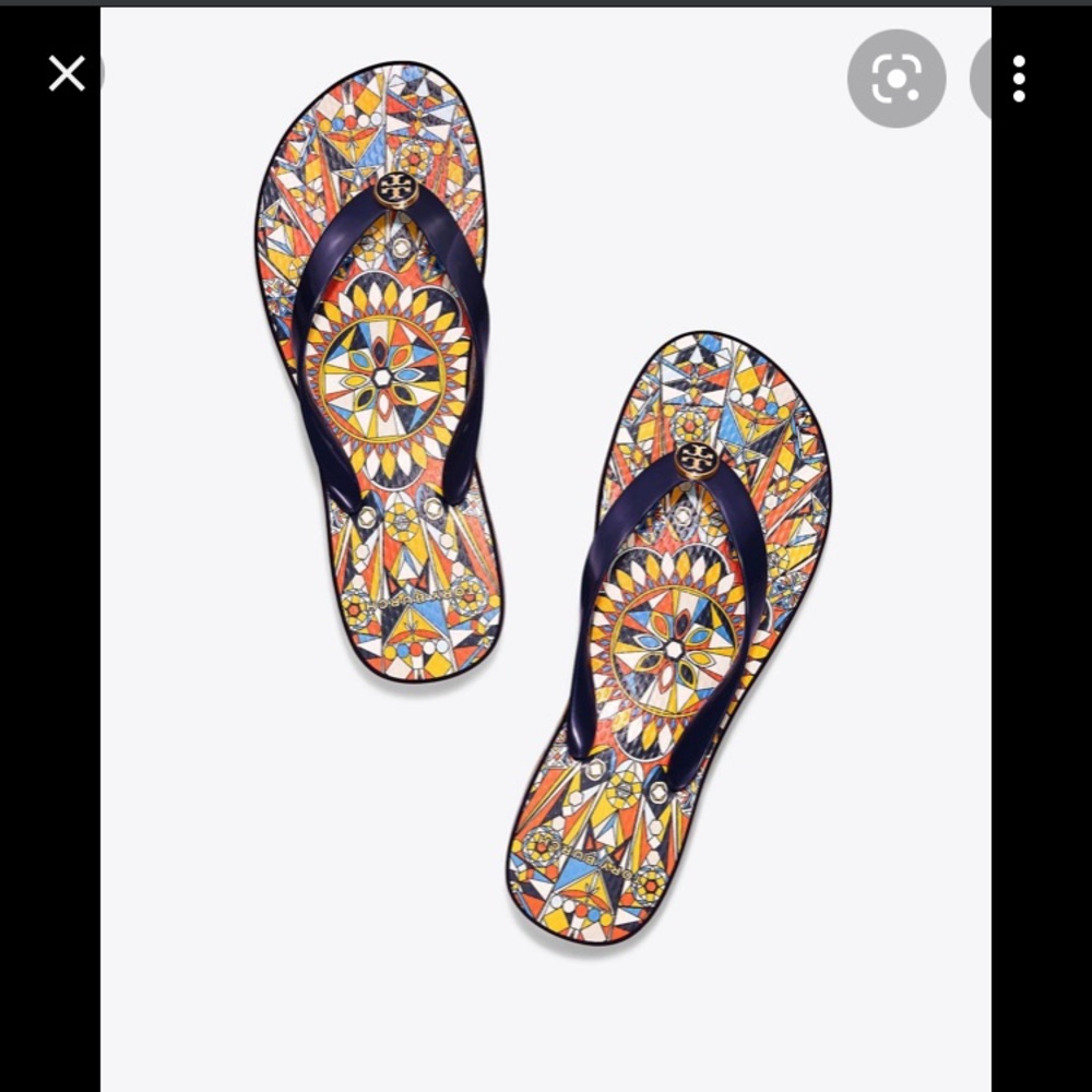 Tory Burch Kaleidoscope Flip Flop Wedge